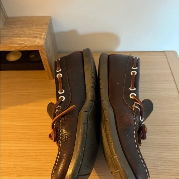 L.L. Bean Classic Leather Boat Shoes - Picture 3 of 5